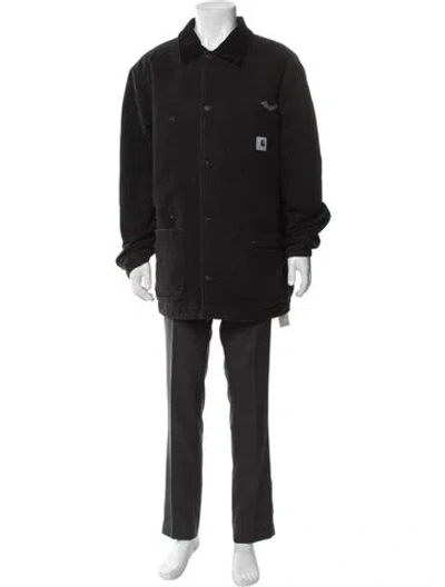 Pre-owned Carhartt Parka In Black
