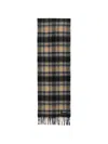 Carhartt Parson Check-pattern Scarf In Gray