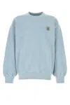 Carhartt Pastel Lightblue Cotton Oversize Vista Sweat In Blue