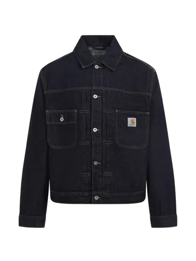 Carhartt Belmar Jacket Adjustable Waist Chest Pockets In Blue