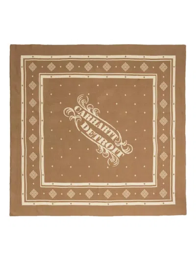 Carhartt Patterned Bandana In Brown