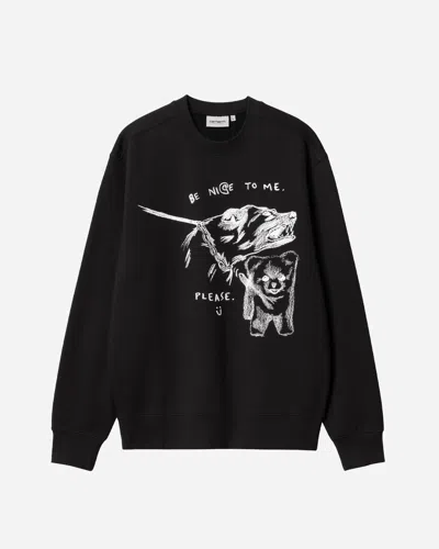 Carhartt Pepe Be Nice Sweat In Black
