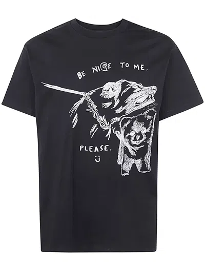 Carhartt Pepe Be Nice Tshirt In Xx Black White