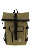 Carhartt Philis Backpack Polyester Fabric Flap Pocket In Green
