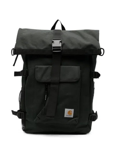 Carhartt Wip Philis Buckle-front Mini Backpack In Black