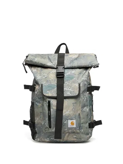 Carhartt Philis Camouflage-print Backpack In Green