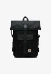 Carhartt Philis Logo-patch Backpack In Black