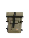 Carhartt Philis Backpack Polyester Fabric Flap Pocket In Green