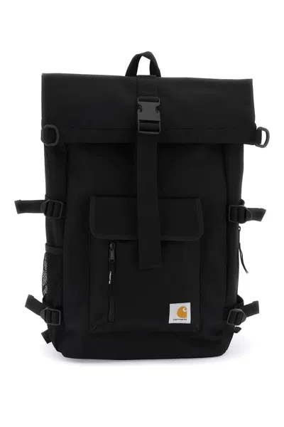 Carhartt "phillis Recycled Technical Canvas Backpack In Black