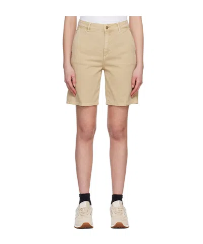 Carhartt Brown Pierce Shorts In 7efh Dusty H Brown F