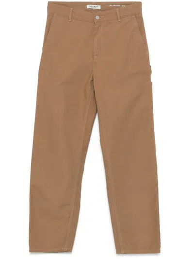 Carhartt Pierce Trousers In 褐色