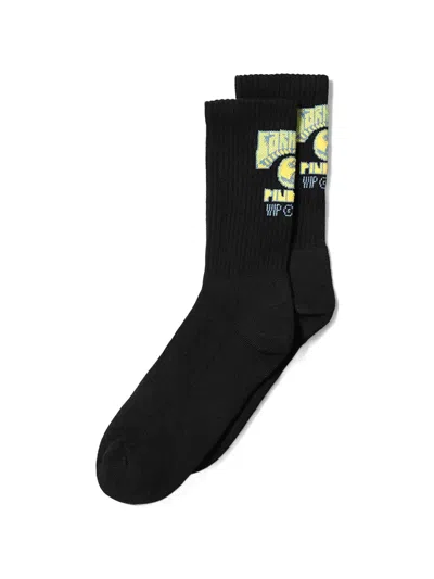 Carhartt Pinball Graphic-intarsia Socks In Black