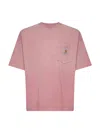 Carhartt Cotton Loose Fit T-shirt With Dropped Shoulders In Pink