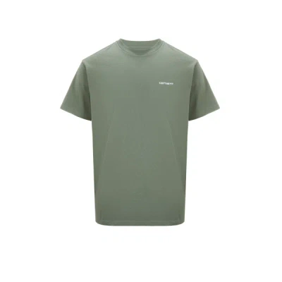 Carhartt Plain Cotton T-shirt In Green