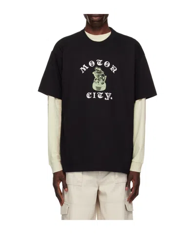 Carhartt Plain Jersey Short-sleeved T-shirt In Black