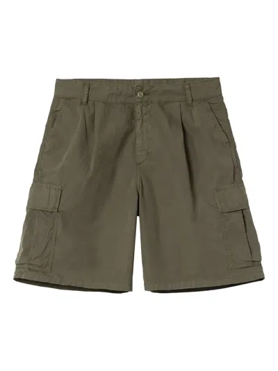 Carhartt Pleated Cargo Shorts In Green