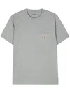 Carhartt Pocket S\s T-shirt In Grey