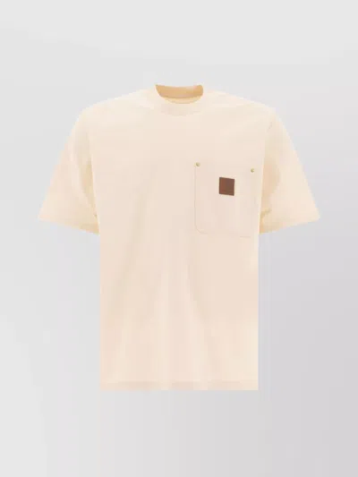 Carhartt Pocket Crew Neck Short Sleeve T-shirt In Neutral