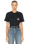 Carhartt Black Cotton T-shirt With Front Pocket