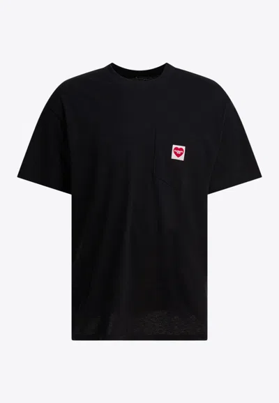Carhartt Pocket Heart T-shirt In Black