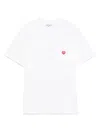 Carhartt T-shirt With Pocket And Heart Patch In White
