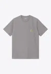 Carhartt Pocket T Shirt Short Sleeve Yosemite In Gray