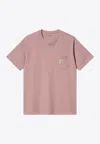 Carhartt Pocket Logo Patch T-shirt In Pink