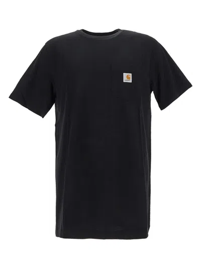 Carhartt Pocket T-shirt In Black