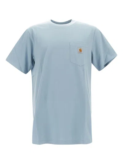 Carhartt Pocket T-shirt In Blue