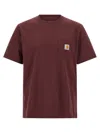 Carhartt Pocket Chest Crew Neck T-shirt In Red
