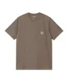 Carhartt Pocket Branch T-shirt In Brown
