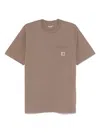 Carhartt Pocket T-shirt In Brown
