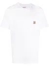 Carhartt Pocket T-shirt Men White In Cotton In White