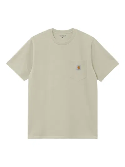 Carhartt Pocket T-shirt In Nude