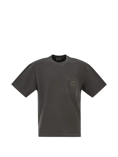 Carhartt Organic Cotton Pocket T Shirt In Gray