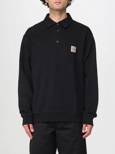 CARHARTT POLO SHIRT CARHARTT WIP MEN COLOR BLACK,H34611002