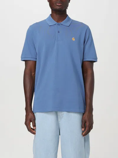 Carhartt Polo Shirt  Wip Men Color Gnawed Blue