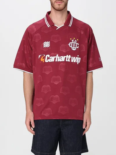 Carhartt Polo Shirt  Wip Men Color Multicolor In Red