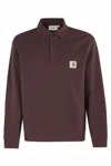Carhartt Polo Sweat In Purple