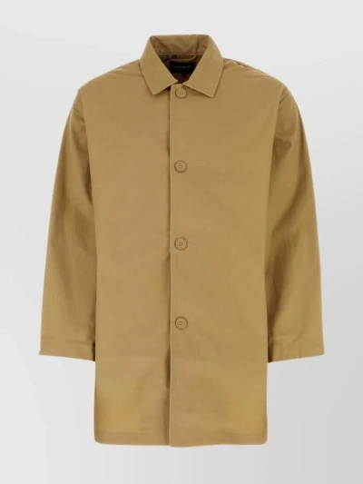 CARHARTT POLYESTER BLEND NEWHAVEN COAT WITH BACK VENT AND CUFF STRAPS