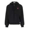 Carhartt Hooded Heart Ii Hartt Sweat Jacket In Black