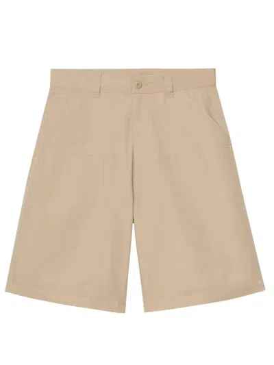 Carhartt Postal Dk Short In Brown