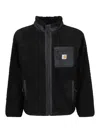 Carhartt Prentis Logo-patch Fleece Jacket In Black
