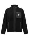 Carhartt Logo-patch Faux-shearling Jacket