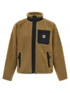 Carhartt Fleece Jacket With High Collar And Pocket In Multi