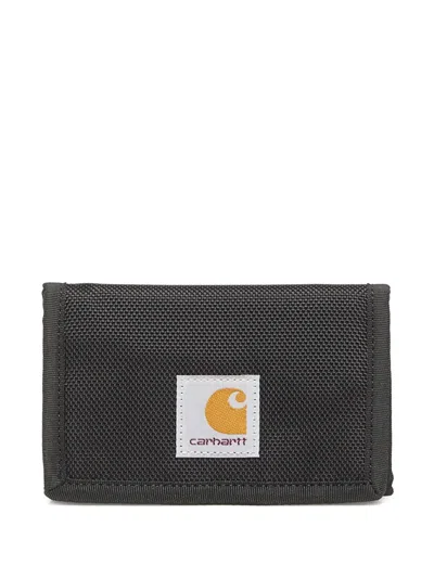 Carhartt Prescott Logo-patch Wallet In Black
