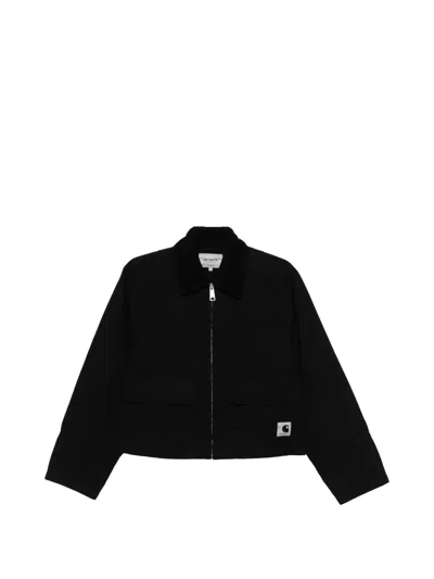 Carhartt Prescott Patch-pocket Jacket In Black