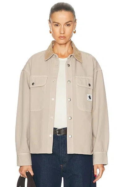 Carhartt Prescott Shirt Jacket In Neutral