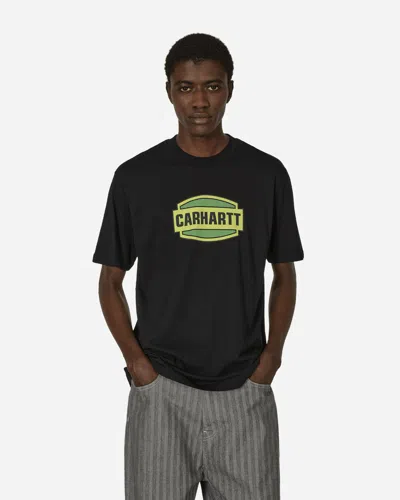 Carhartt Press Script T-shirt In Black