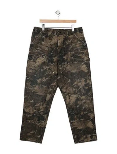 Pre-owned Carhartt Printed Cargo Pants In Multi